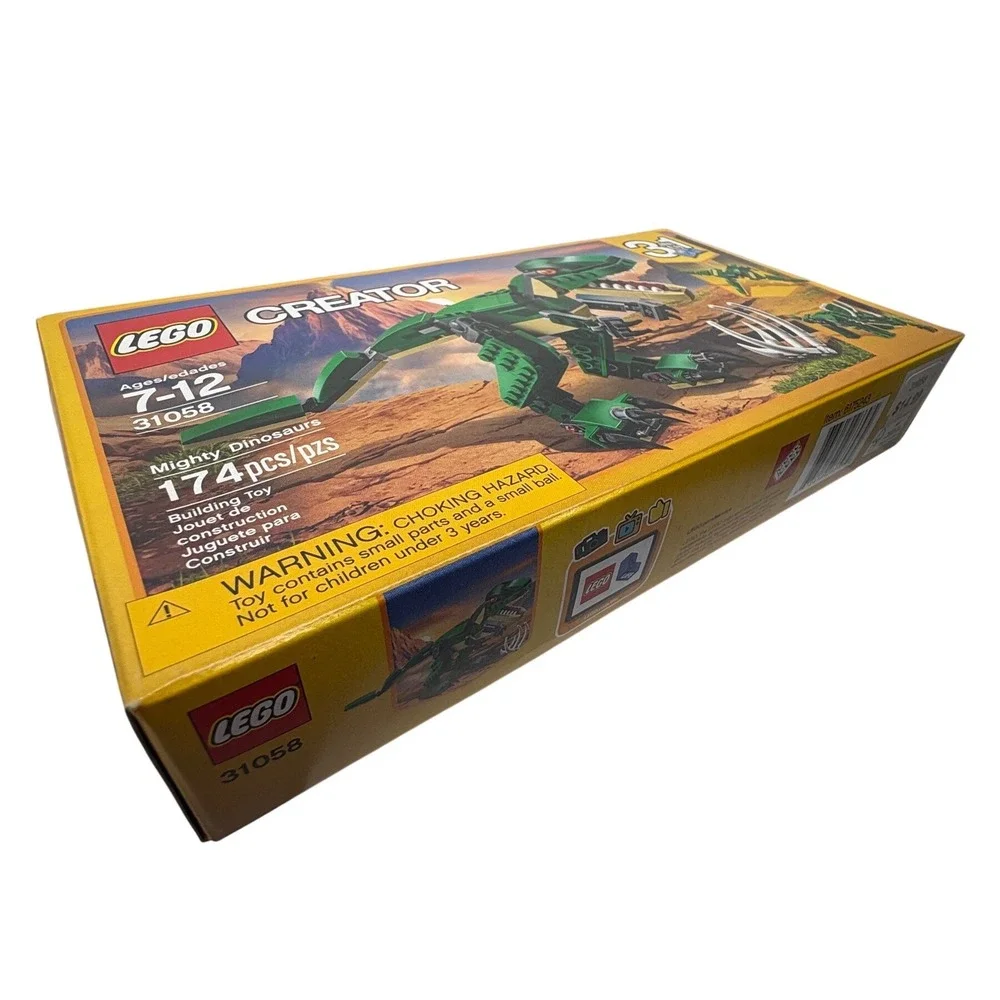 LEGO Creator 31058 Mighty‎ Dinosaurs 3-in-1 T-Rex Triceratops Pterodactyl 174pcs
